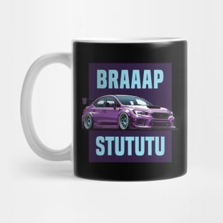 Subaru STI Car Art - Impreza WRX Widebody Modified JDM Car Mug